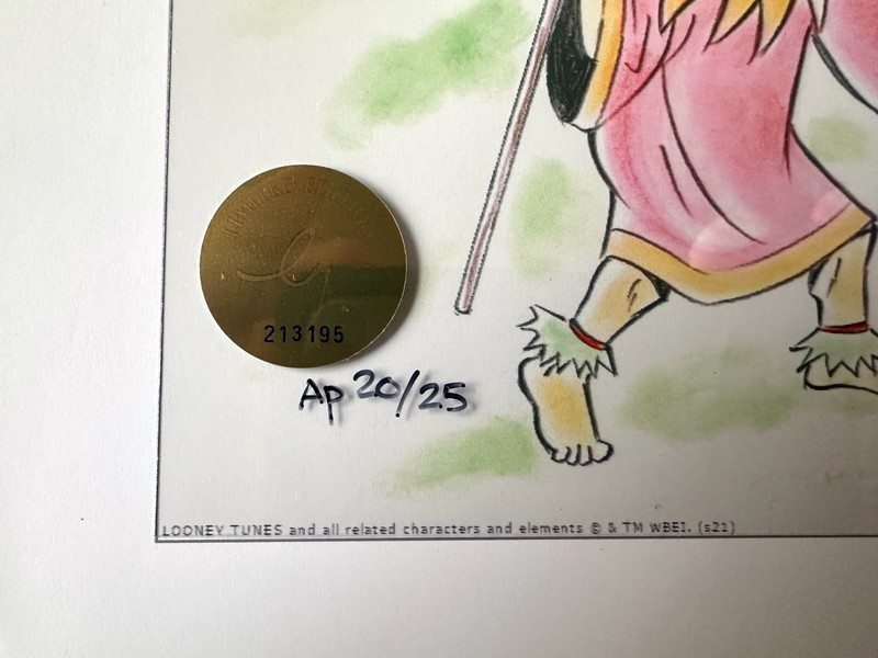 Scooby Doo Pack Attack Limited Edition cel of 25 Signed +SKETCH by Willie Ito OH gallery