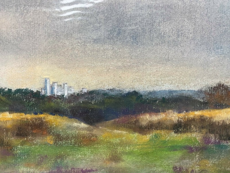 Franz Ehmke *1928-2018 DDR Painter °View from Tegler Fließ to the Castle gallery
