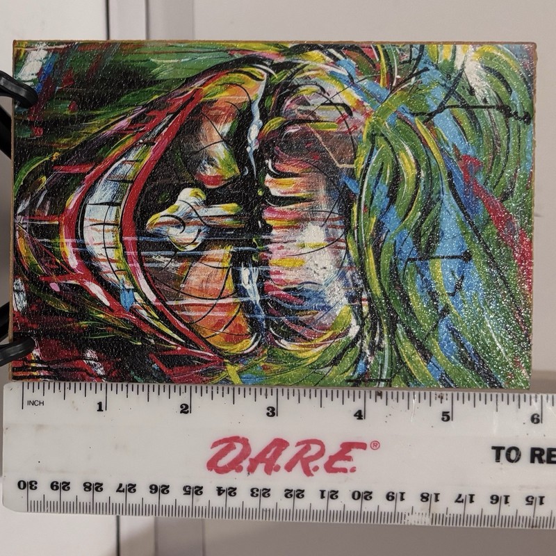 CUSTOM JOKER MINI CANVAS PAINTING BY WIKIDCANVAS ARTWORK 6”X4” gallery