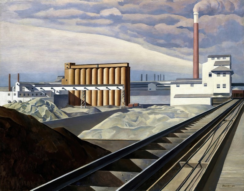 Classic Landscape Painting by Charles Sheeler Reproduction