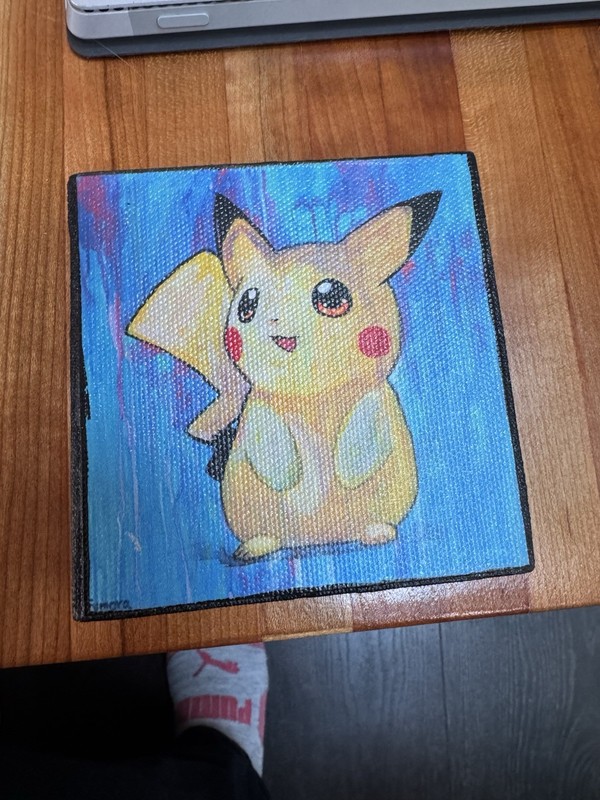 PIKACHU FUMOTA 2018 Small Painting