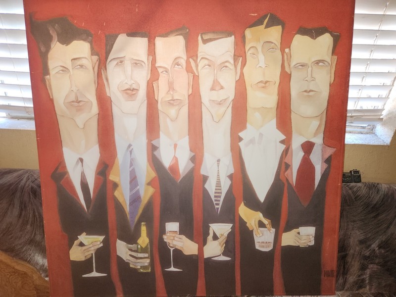 Large Todd White Canvas "Six Pack" "39x"39 Giclee Print Fine Art gallery