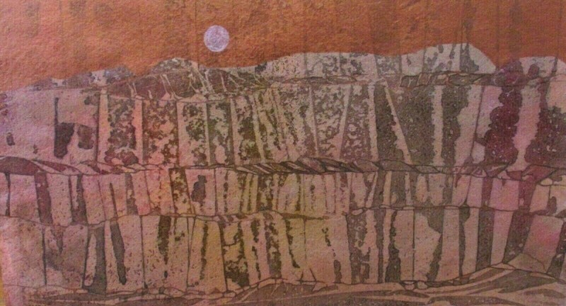 MARGE ANDERSON "COPPER MOUNTAINS" ORIGINAL WATERCOLOR PAINTING gallery