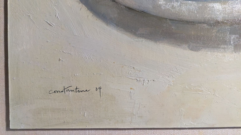 Rachel Constantine, "Summer Figs" 2004, oil on panel, $200.00 OFF gallery