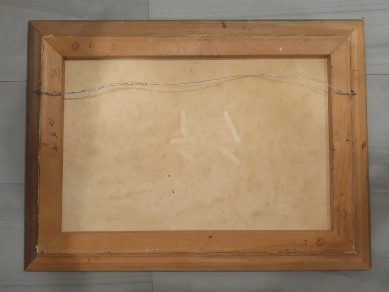 Illegibly Signed Charles Davis? Landscape Painting gallery