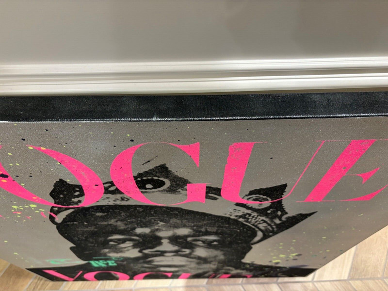 Shane Bowden canvas Vogue Biggie art 37 in square gallery