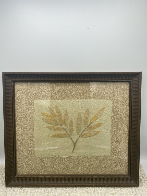 Interia Exotic Foliage Handmade Paper By Artisans In Madagascar Floated Pebble