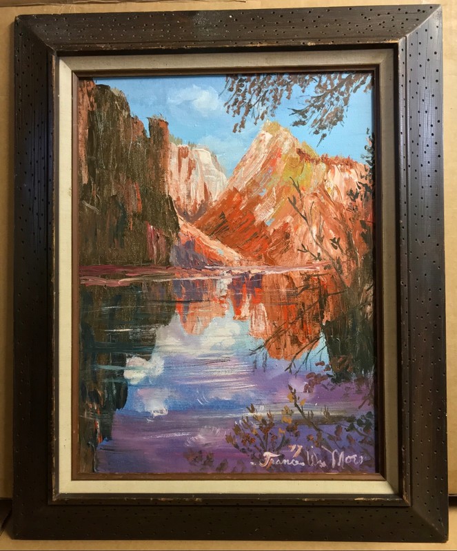 Grinnell Point Glacier National Pk Swiftcurrent Lake, Frances Williams Moen gallery