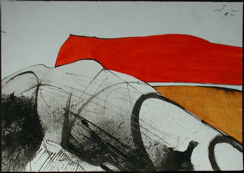 Peter Dotrel (1942 Wien – 2013 ebenda) Informel – 1994