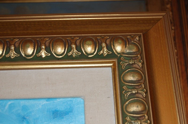 VTG ORIGINAL FRAMED SIGNED OIL CHERRY BLOSSOM BLOOM FLOWERS ARTIST: FIORENTINO gallery