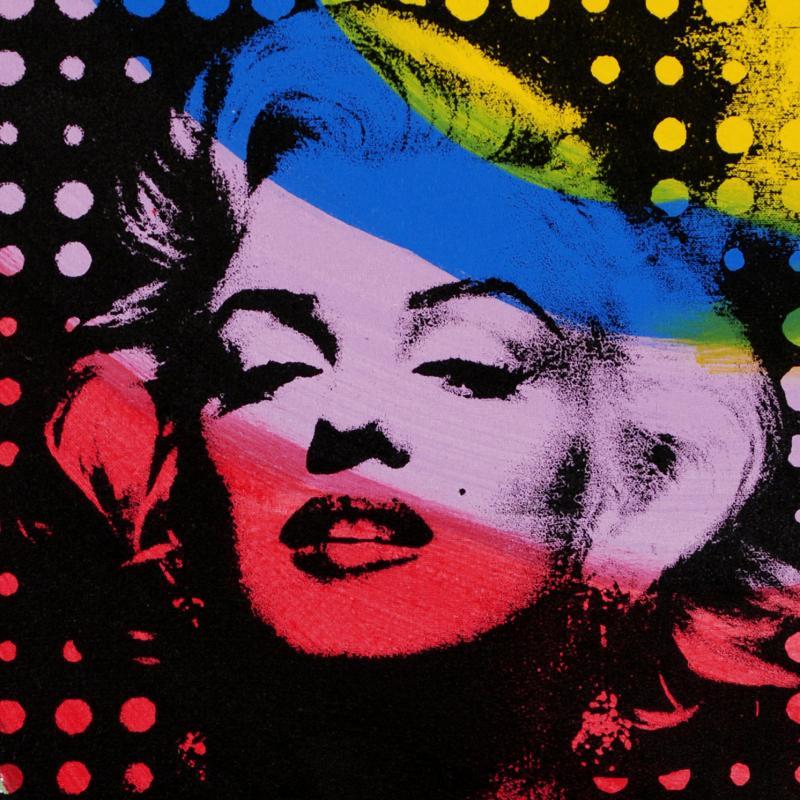 MARILYN MONROE original SILKSCREEN & Acrylic on CANVAS by GAIL RODGERS SIGNED gallery