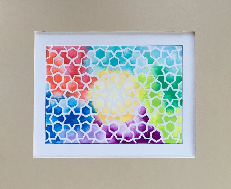 Original Traditional Geometry Art-Pattern-Decorative-Gift Idea- G29