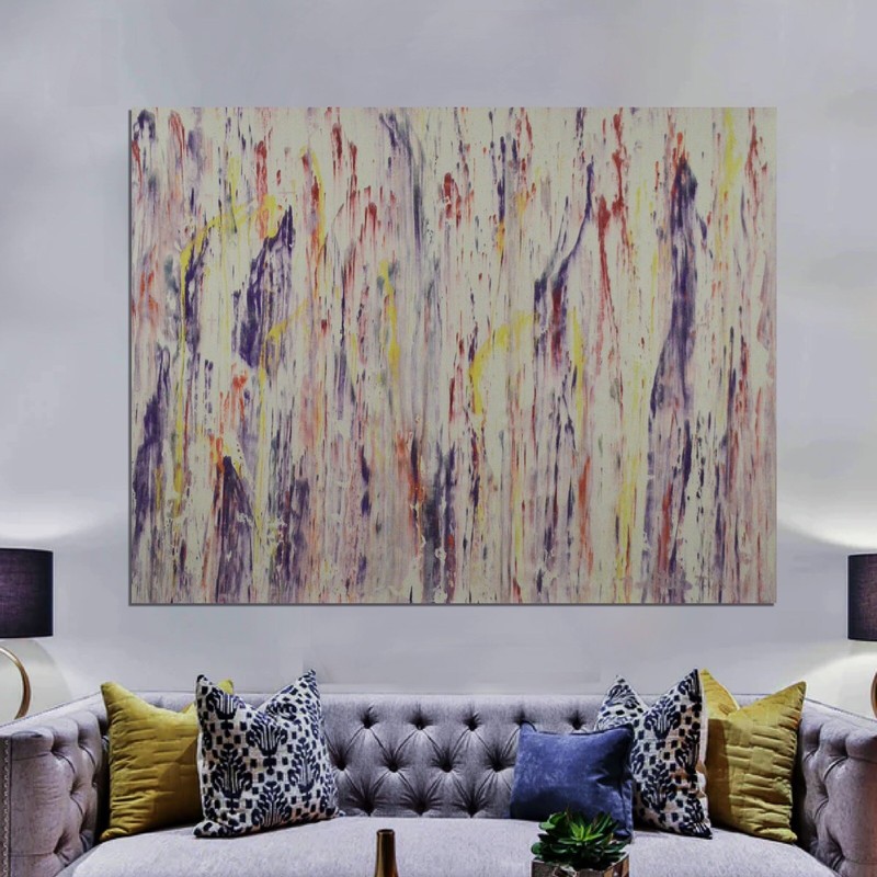 Mark Little Professional￼￼ Artist Painting 81” X 62”(6ft. 9in)Abstract Modern gallery