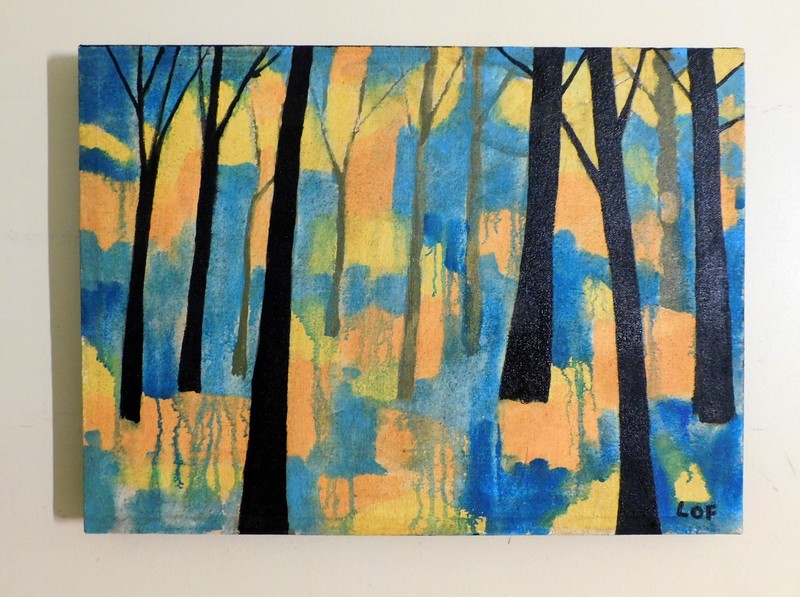 Alan Lofsness - Contemporary Art - Landscape / Trees 20 x 26 in. OIL Painting gallery