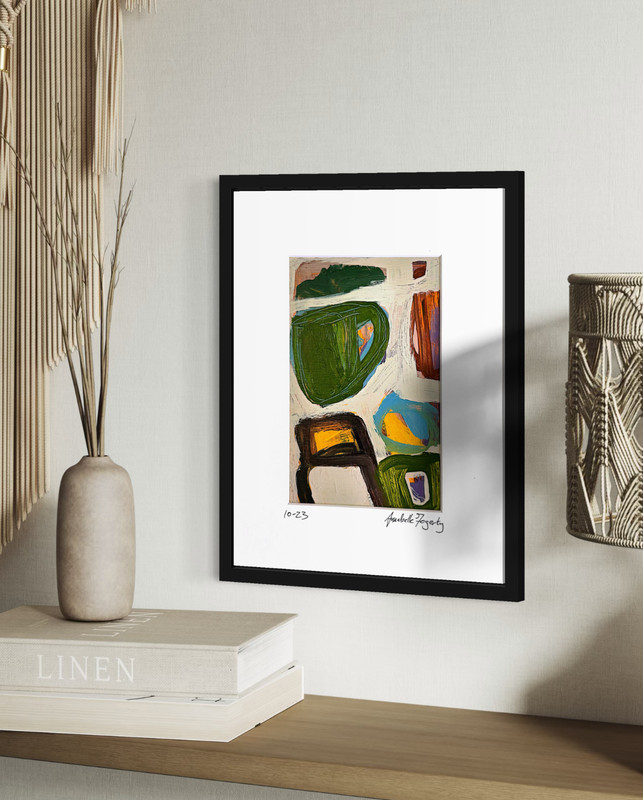 Set Of 4 Original Still Life Collage 8x10 Matted Contemporary Kitchen Wall Art gallery