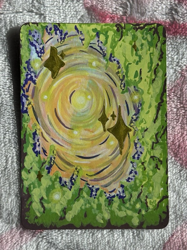 ACEO Original Art Card 2.5 X 3.5 Acrylic | Fairy Portal Series #1 Layla Martinez