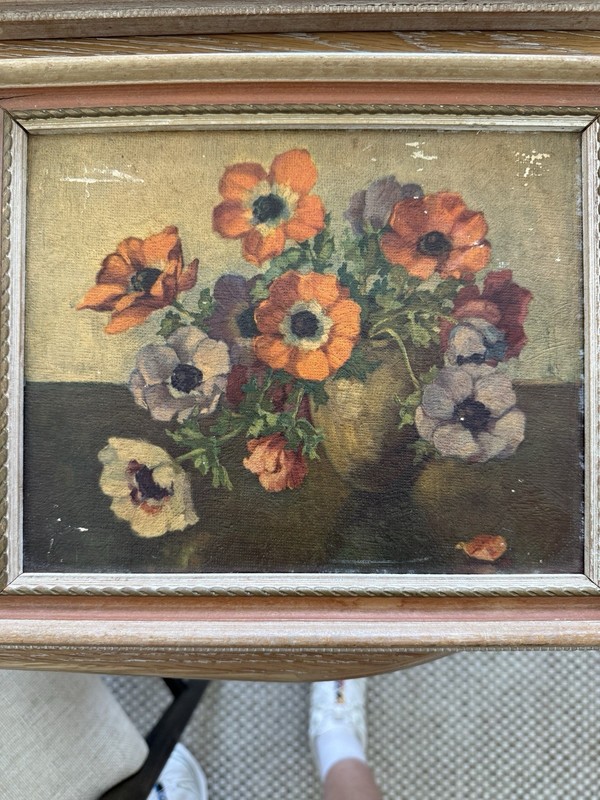 Set of 2 Framed Floral Still Life Prints Flowers in Vase Nature Theme gallery