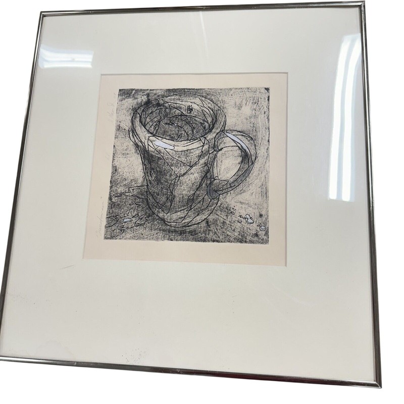 Framed / Matted Drawing Art Print? Signed Edmond “Sweetener” Coffee Mug – HLBN