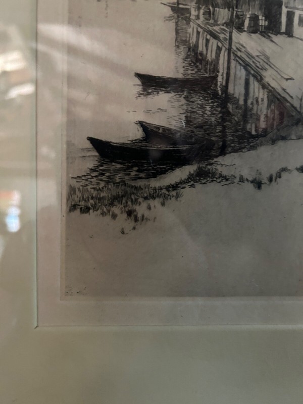 One Original Artwork / Boat Scene / Circe early 1900's gallery