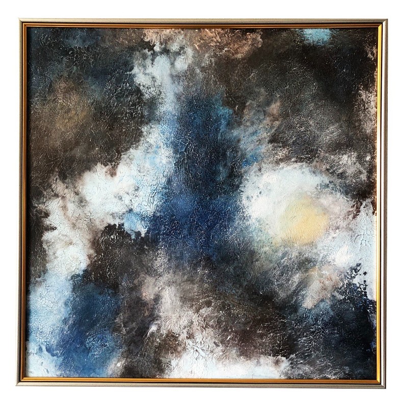 Original abstract painting Contemporary art Modern wall art 24×24″