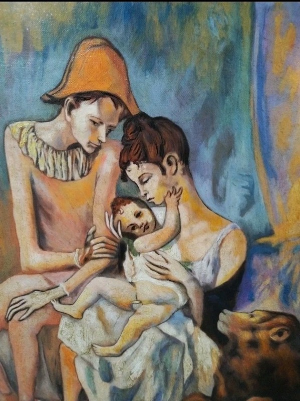 PABLO PICASSO ARTIST OIL PAINTING