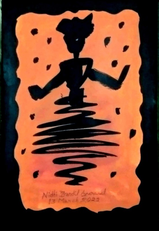 Original Painting Made & Signed By World Fame Artist Nidhi Bandil Agarwal Jaipur