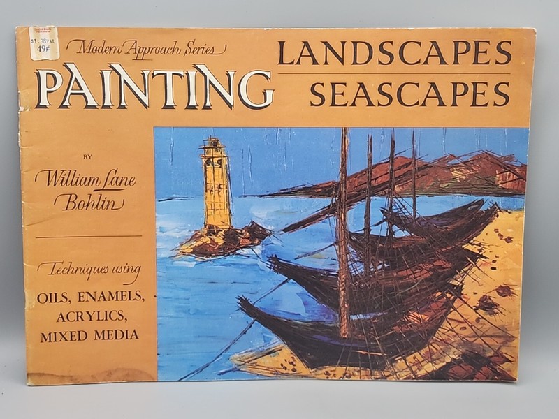 Modern Approach Series Painting Landscape Seascapes Vintage Art Book