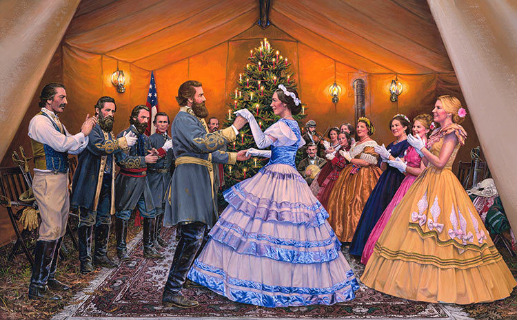 The Virginia Reel 1862 By John Paul Strain New Signed Archival Paper Giclée