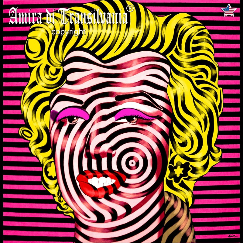 Marilyn Monroe Wall Art Famous Well Known Artist Pop Culture Celebrity Painting