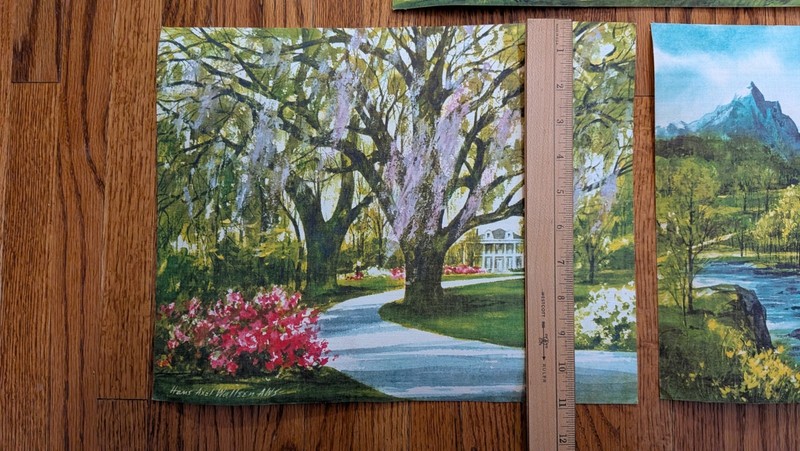 Hans Axel Walleen Watercolor Prints On Canvas Set Of 3 gallery
