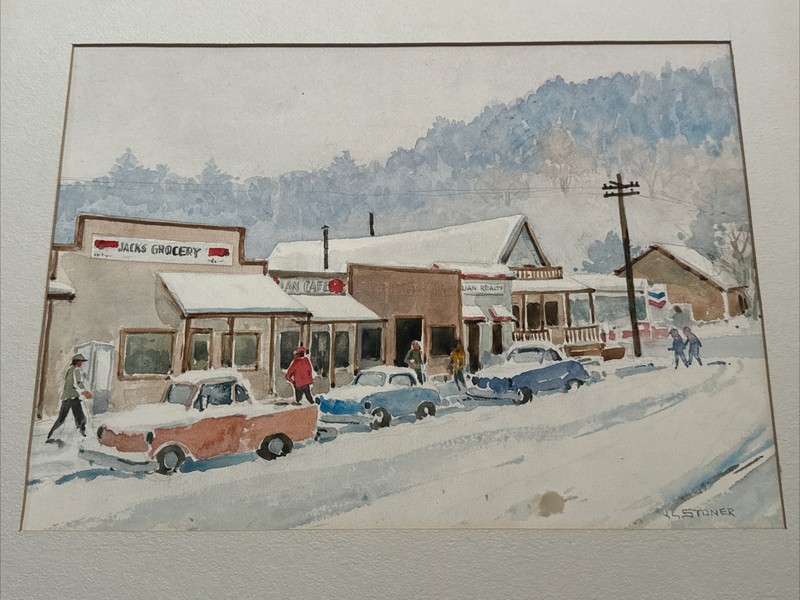 California Painting Landscape Historic Winter Julian Regionalism Impressionism