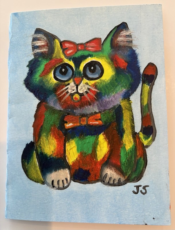 Greeting Cards Hand Painted On Heavy Card Stock – Envelopes Included- Set Of 4