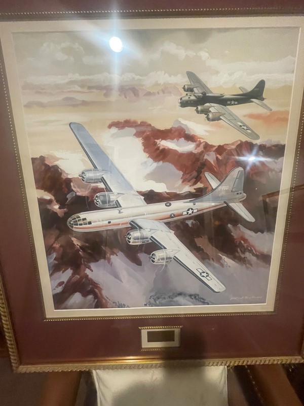 John Cowan watercolor cover of «Log of Navigation» 1944