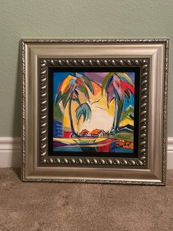 Alfred Gockel’s «A Mystic Place» an acrylic painting on canvas – A unique work