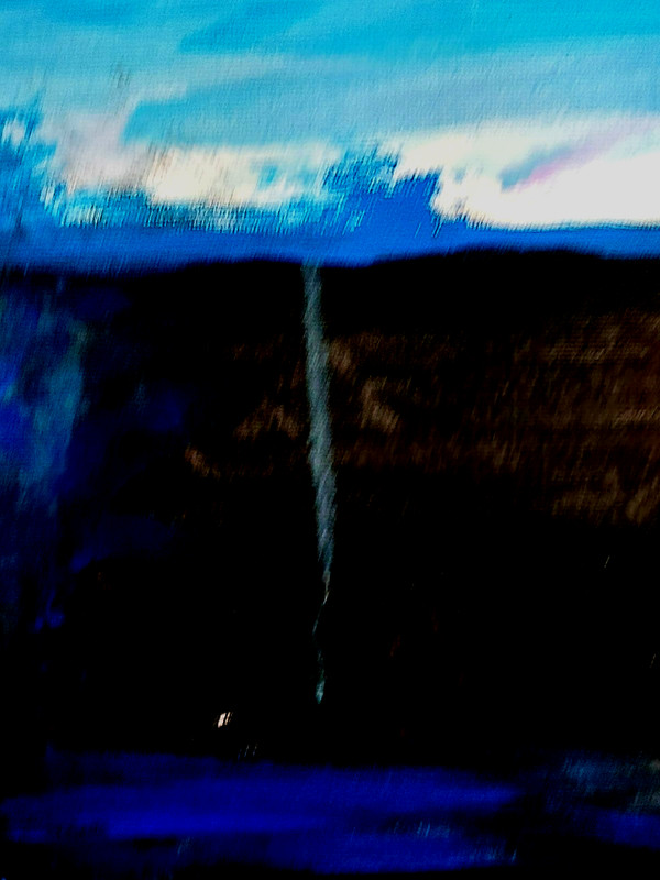 LOVELESS - ''MIDNIGHT HORIZON" abstract original acrylic on canvas 11 X 14 COA gallery