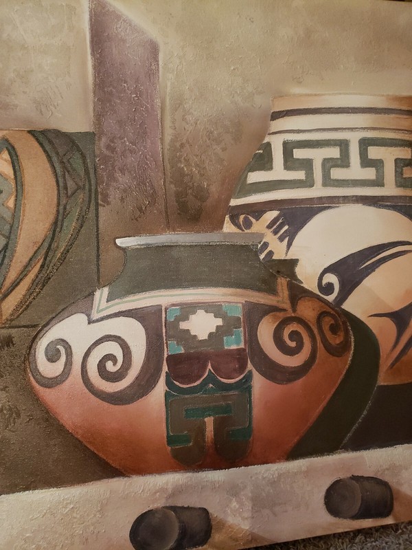 Original Painting Signed, Stamped And Numbered By James Eagles. Native America gallery
