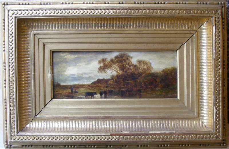 EDUARD SCHLEICH Austrian Vienna Wien landscape painting Munich School
