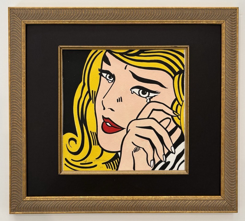 Roy Lichtenstein 1923-1997 Pop Art Lithograph Hand Signed & Numbered style of