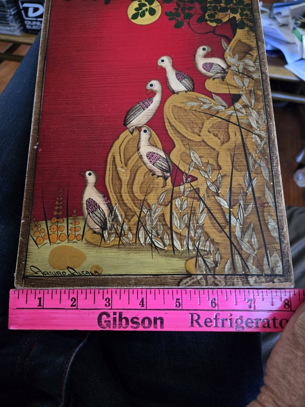 Arturo Alcala Stunning Painting 1979 Art Folk Art Mexico Feb 1979 Signed Beauty gallery