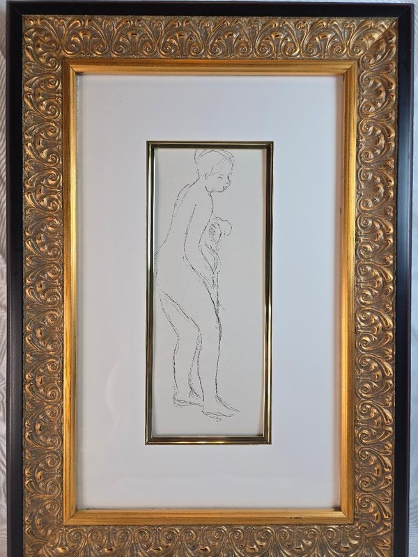 Pierre Renoir. 1st ed. lithograph of /375. «Apres Le Bain»