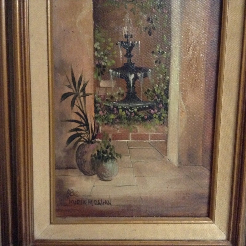 Miriam Ragan Signed Beautiful Oil Painting on Board JACKSON SQUARE NEW ORLEANS gallery