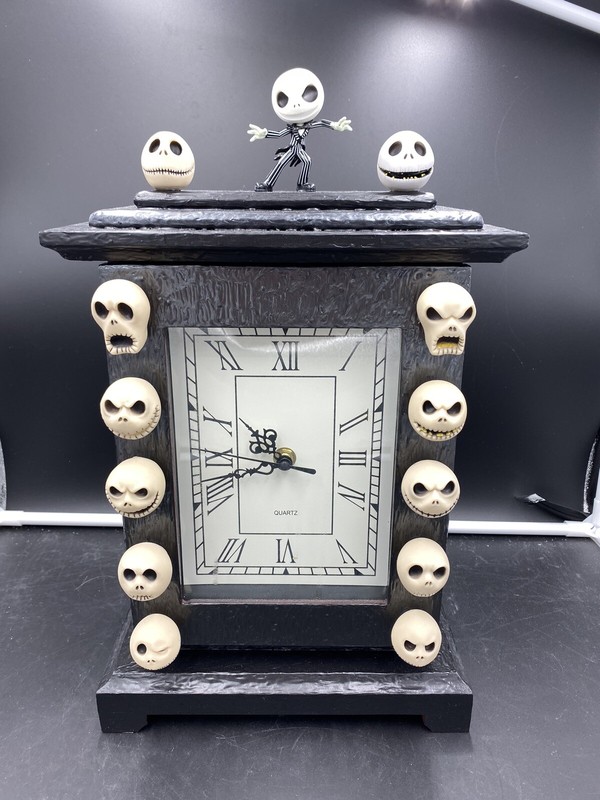 Jack Skellington Clock Box Painting Art By Aaron Goodwin 1/1 Size 10×16