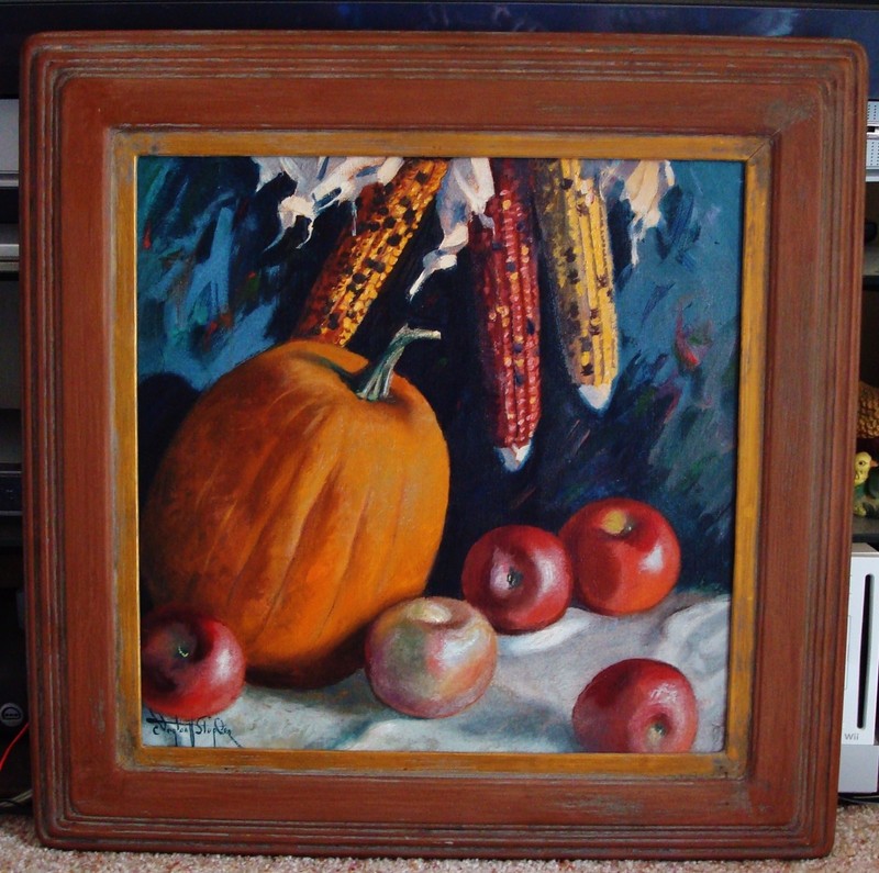 Oil on Canvas Still Life, CLAYTON HENRI STAPLES, Wichita State University, Ks