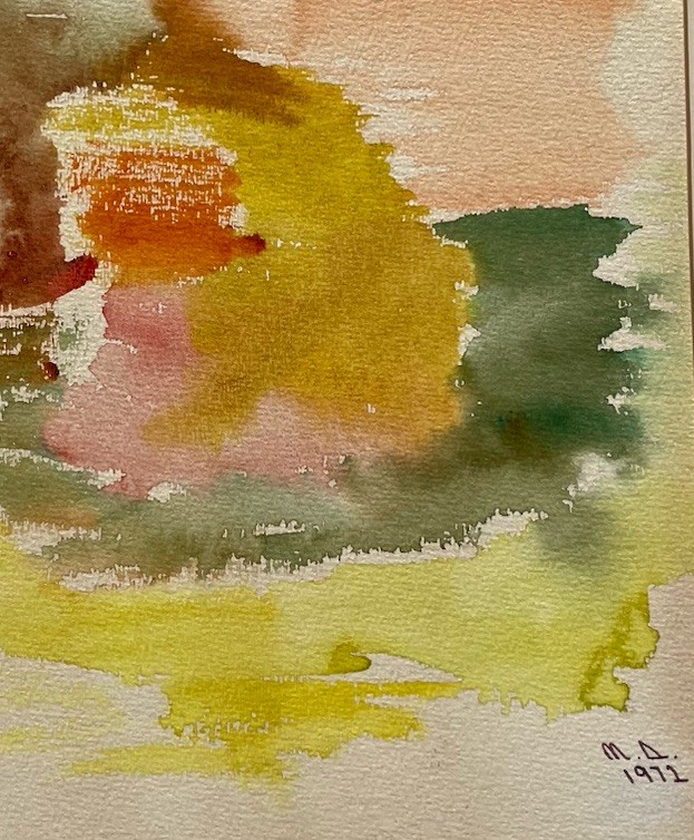 M D 1972 Mid Century Abstract Washes Of Colors gallery
