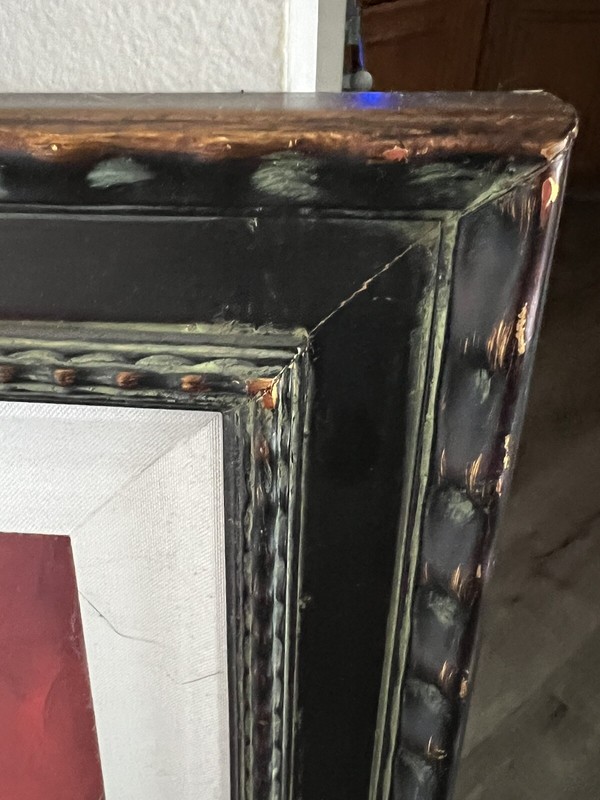 Shari White - “Sunflowers” Acrylic Painting with Antique Frame gallery