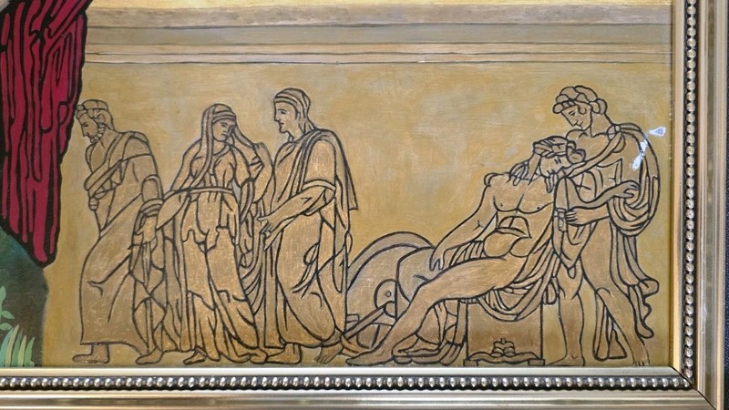 1994 Richard Titlebaum VENICE Painting Dedicated to the Memory of LEO TOLSTOY gallery