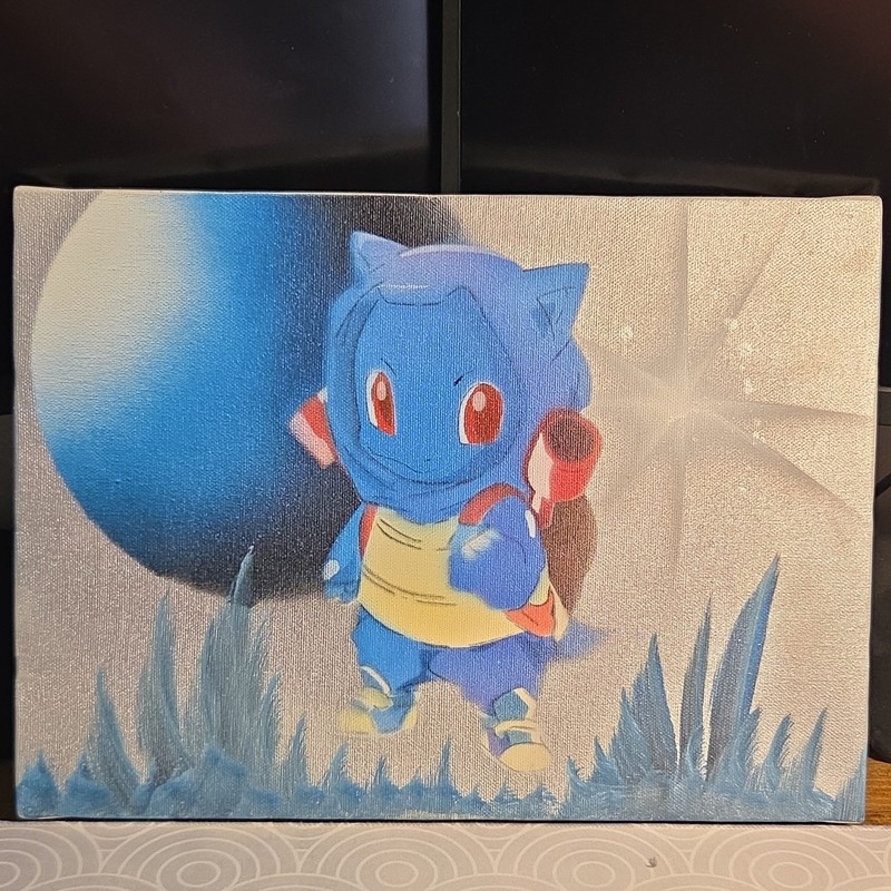 Pokémon Canvas Painting – Squirtle