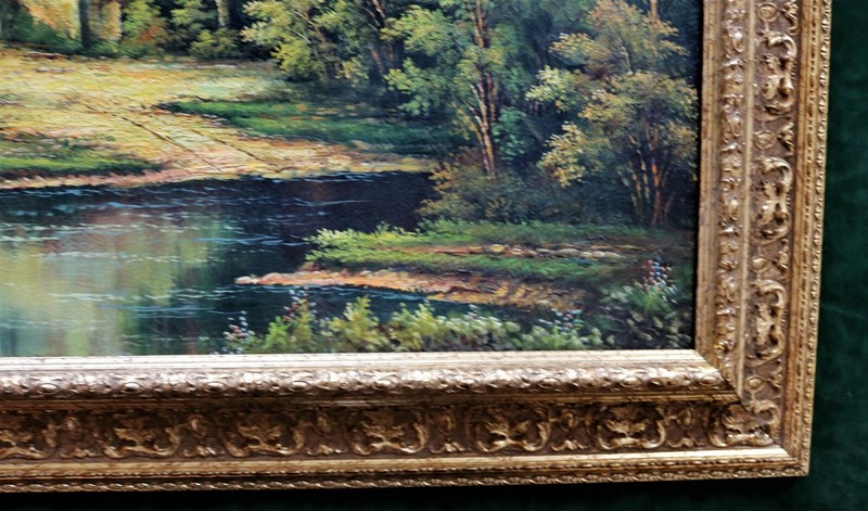 PAINTING "LANDSCAPE WITH POND" gallery
