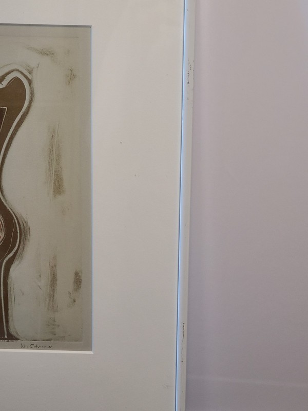 Parisien Chair V - Monotype with Fabric original artwork by Nancy Citrino gallery