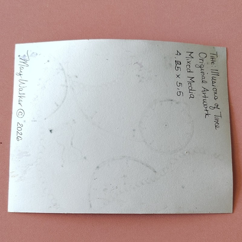 ORIGINAL ARTWORK postcard Mixed Media Signed 2026 gallery